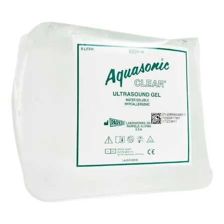 Parker Labs - From: 03-50 To: 03-54  Aquasonic ClearUltrasound Gel Aquasonic Clear Transmission 5 Liter Jar