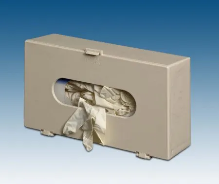 Plasti-Products - 1210 - Glove Box Holder Horizontal or Vertical Mounted 1 Box Capacity Beige 4 X 7 X 11 3/4 Inch Plastic