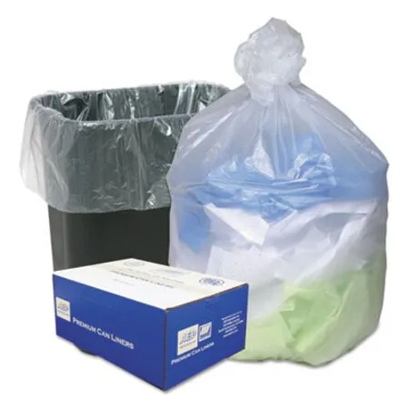 Ultra Plus - WBI-WHD2431 - Can Liners, 16 Gal, 8 Mic, 24 X 33, Natural, 50 Bags/roll, 4 Rolls/carton