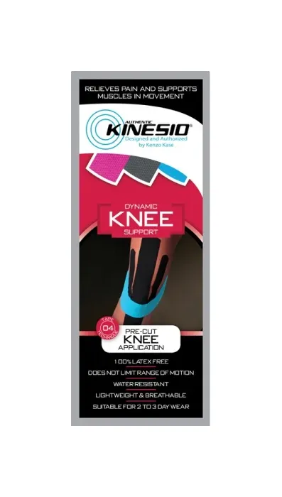 Fabrication Enterprises - 24-4933-20 - Kinesio Tape pre-cuts, knee, 20/case
