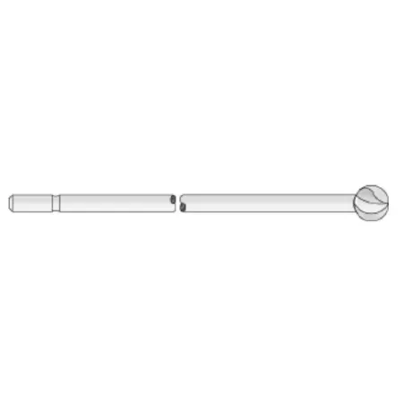 MicroAire Surgical Instruments - ZB-330 - Bur 5 Mm Diameter Carbide Extra Long Round Cutting Tip