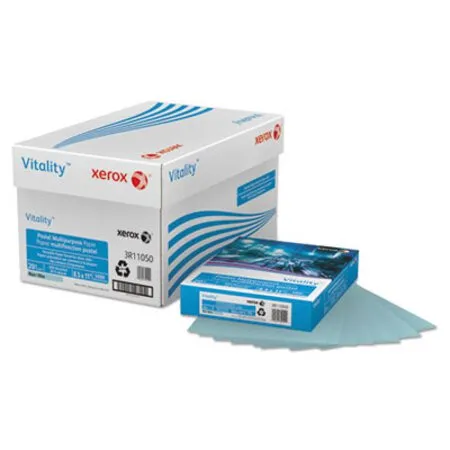 xerox - XER-3R11050 - Multipurpose Pastel Colored Paper, 20 Lb Bond Weight, 8.5 X 11, Blue, 500/ream