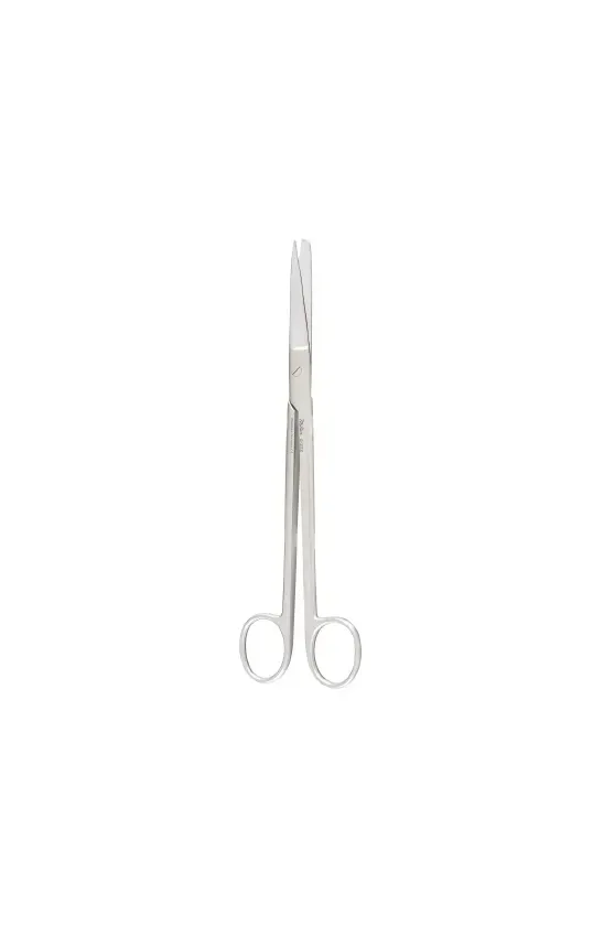 Integra Lifesciences - Miltex - 5-222 - Dissecting Scissors Miltex Sims 8 Inch Length Or Grade German Stainless Steel Nonsterile Finger Ring Handle Straight Blade Sharp Tip / Blunt Tip