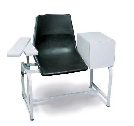 Winco Mfg - 2570 - Blood Drawing Chair Plastic Seat (W/ Drawer)