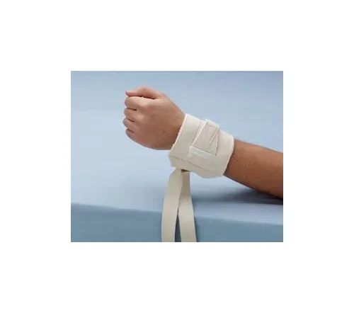 TIDI Products - 2631 - Posey Wrist-Ankle Restraint One Size Fits Most Strap Fastening 1-Strap Pediatric or Adult Flannel Tan -US Only-