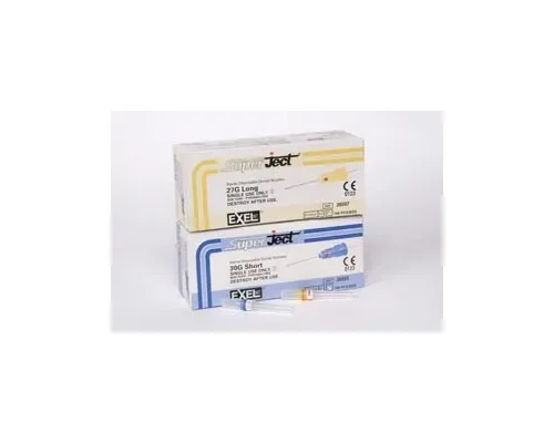 Exel - From: 26557 To: 26562 - Dental Needle, 30G Long (32mm), 100/bx, 10 bx/cs