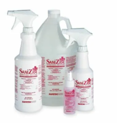 Safetec of America - From: 34800 To: 34823  SaniZide PlusSaniZide Plus Surface Disinfectant Cleaner Quaternary Based Pump Spray Liquid 4 oz. Bottle Ammonia Scent NonSterile