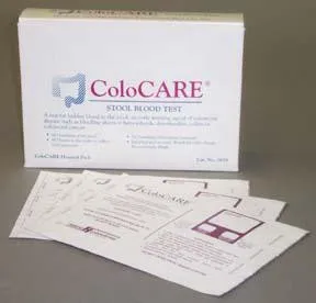 Helena Laboratories - ColoCare Office Pack - 5651 - Cancer Screening Test Kit ColoCare Office Pack Colorectal Cancer Screening Fecal Occult Blood Test (FOBT) Stool Sample 50 Tests CLIA Non-Waived