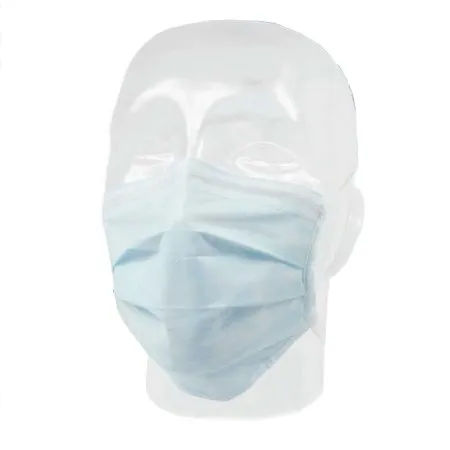 Aspen Surgical - 65-3010 - Products Comfort Cool Surgical Mask Comfort Cool Pleated Tie Closure One Size Fits Most Blue NonSterile ASTM Level 1 Adult
