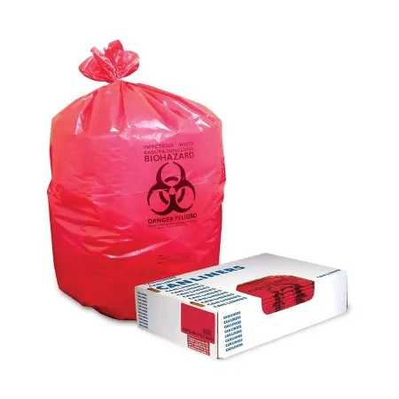 RJ Schinner Co - Heritage - A7450PR - Infectious Waste Bag Heritage 44 gal. Red Bag Polyethylene 37 X 50 Inch