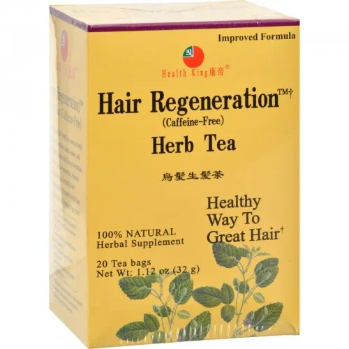 Health King Medicinal Teas - 282343 - Health King Hair Regeneration Herb Tea - 20 Tea Bags