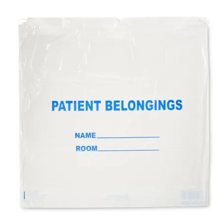 Donovan Industries - DawnMist - From: DSPB01 To: DSPB01C -  Patient Belongings Bag  20 X 20 Inch Polyethylene Drawstring Closure White