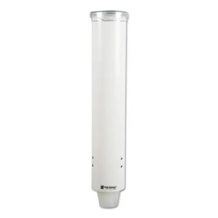 San Jamar - SJM-C4160WH - Small Pull-type Water Cup Dispenser, For 5 Oz Cups, White