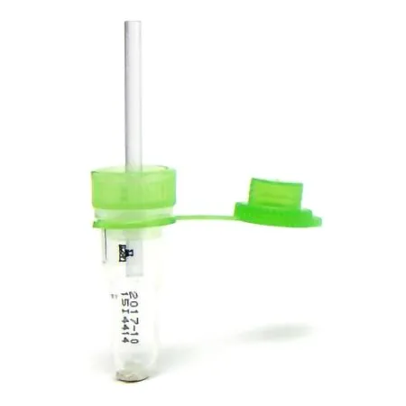 ASP Global - 076101 - SAFE T FILL Safe T Fill Capillary Blood Collection Tube Plasma Tube Lithium Heparin Additive 1.1 mm Diameter 125 µL Green Pierceable Attached Cap Plastic Tube