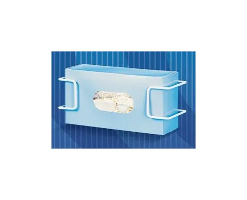 Alimed - 922657 - Glove Box Holder Horizontal or Vertical Mounted 1-Box Horizontal / 2-Box Vertical Capacity White 4 X 4-1/4 X 10-3/4 Inch Coated Wire