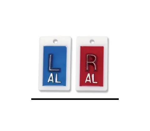 Alimed - 2970012987 - X-ray Marker Set 5/8 Inch Blue / Red Left / Right 1 Set