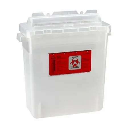 Bemis Healthcare - Bemis Sentinel - From: 175 020 To: 175 030 -  Sharps Container  Translucent Base 10 H X 5 1/4 W X 11 D Inch Horizontal Entry 1.25 Gallon
