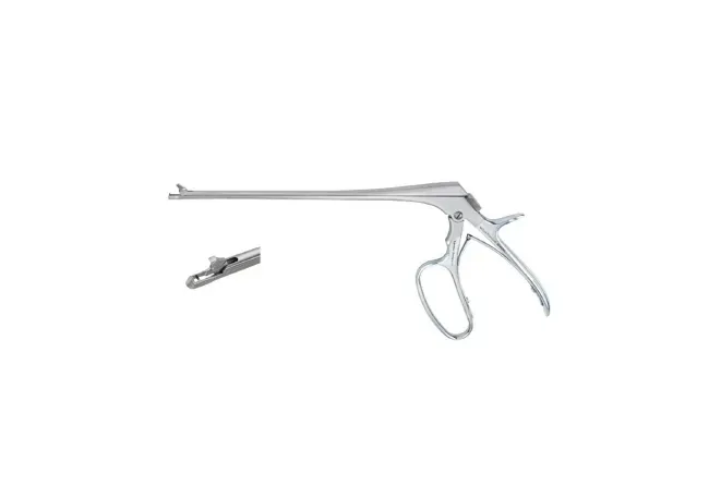 Integra Lifesciences - Miltex - 301462WL - Biopsy Forceps Miltex Baby Tischler 7-3/4 Inch Length Or Grade German Stainless Steel Nonsterile W/lock Pistol Grip Handle With Spring 2.3 X 4 Mm Mini Bite With Single Tooth On Both Jaws