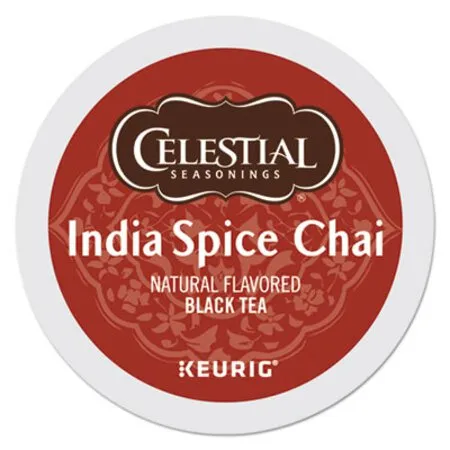 Celestial Seasonings - GMT-14738 - India Spice Chai Tea K-cups, 24/box