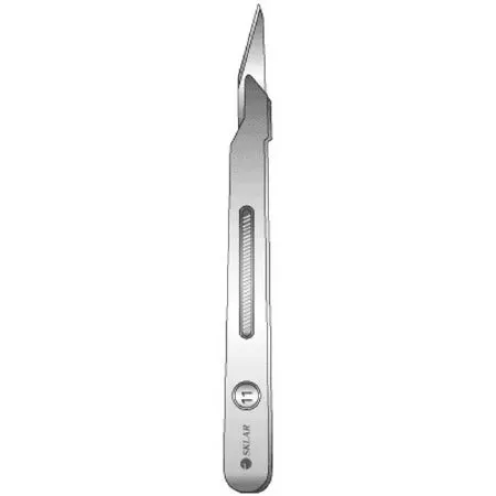Sklar - 06-3111 - Scalpel Sklar No. 11 Stainless Steel / Plastic Classic Grip Handle Sterile Disposable