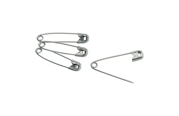 Graham Field Health Products - 3039-2 C - Graham Field Safety Pin Number 2 Nickel Plated Steel