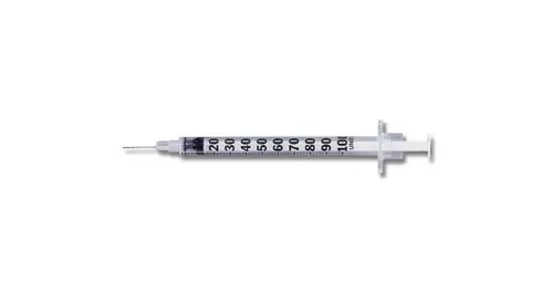 Becton Dickinson - 309623 - Tuberculin Syringe, Detachable Needle, Slip Tip, 27G
