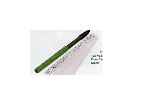 Cardinal - Devon - 31145934 -  Surgical Skin Marker  Gentian Violet Dual Tip Rule Cap and Flexible Ruler Sterile
