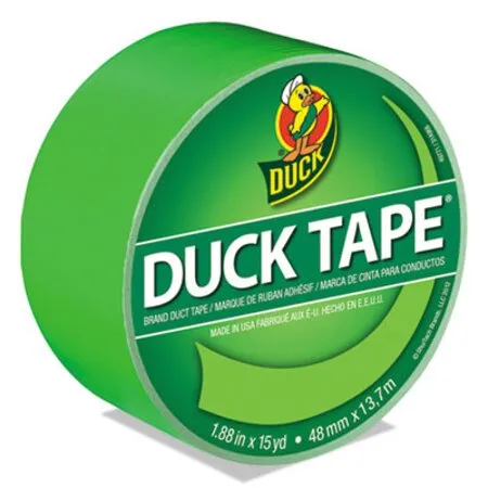 Duck - DUC-1265018 - Colored Duct Tape, 3 Core, 1.88 X 15 Yds, Neon Green