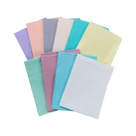 TIDI Products - 918101 - Towel, 13" x 18", White, 3-Ply Tissue, Latex Free (LF), 500/cs (45 cs/plt)