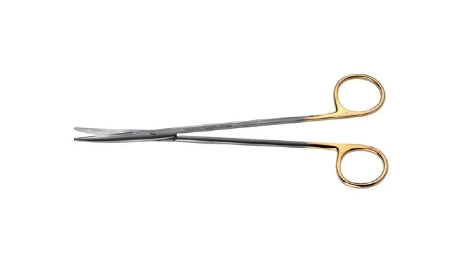 V. Mueller - From: 32-0750 To: 32-0751 - Snowden Pencer Diamond Edges Dissecting Scissors Snowden Pencer Diamond Edges Metzenbaum 7 Inch Length Surgical Grade Stainless Steel / Tungsten Carbide NonSterile Finger Ring Handle Curved Blunt Tip / Blunt Tip