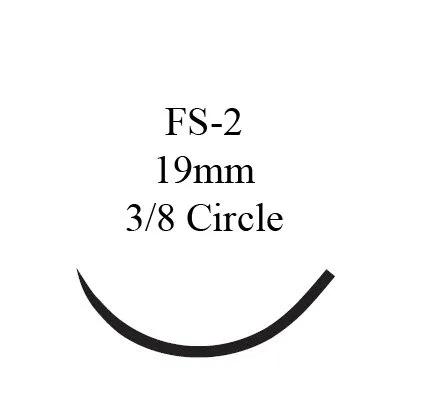 J&J - From: 8661G To: 8699G  ProleneNonabsorbable Suture with Needle Prolene Polypropylene FS 2 3/8 Circle Reverse Cutting Needle Size 5   0 Monofilament