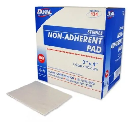 Dukal - From: 134 To: 138 - Non Adherent Dressing 3 X 8 Inch Sterile Rectangle