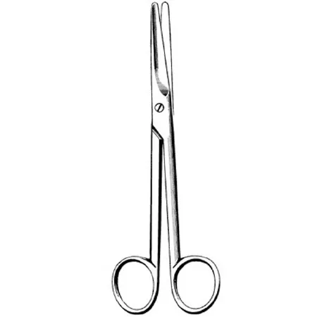 Sklar - Surgi-OR - 95-321 - Dissecting Scissors Surgi-or Mayo 5-1/2 Inch Length Office Grade Stainless Steel Nonsterile Finger Ring Handle Straight Blunt Tip / Blunt Tip