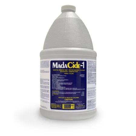 Mada Medical Products - 7009 - MadaCide 1MadaCide 1 Surface Disinfectant Cleaner Alcohol Free Manual Pour Liquid 1 gal. Jug Scented NonSterile