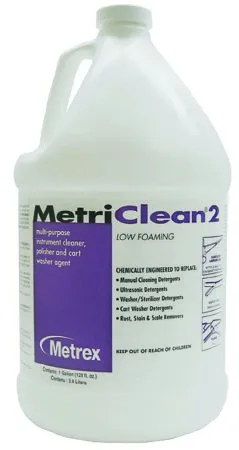 Metrex Research - 10-8100 - MetriClean 2 Instrument Detergent MetriClean 2 Liquid Concentrate 1 gal. Jug Unscented