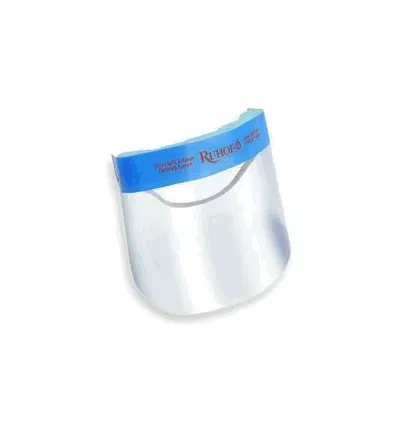 Ruhof Healthcare - Ruhof - 345FSH - Face Shield Ruhof One Size Fits Most Full Length Anti-fog Disposable NonSterile