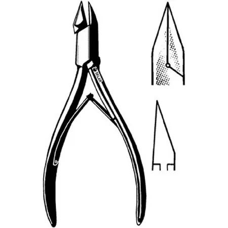 Sklar - 97-1662 - Nail Nipper Straight Jaws 5 Inch Length German Stainless Steel