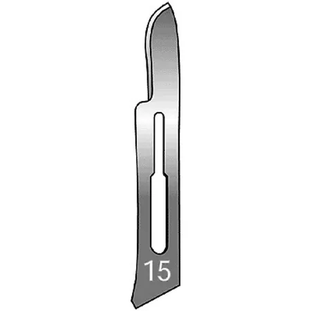 Sklar - 06-3015 - Surgical Blade Sklar Carbon Steel No. 15 Sterile Disposable Individually Wrapped