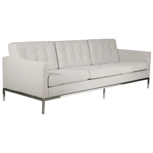 Clinton Industries - From: 3600-24 To: 3600-27  Chrome leg couch