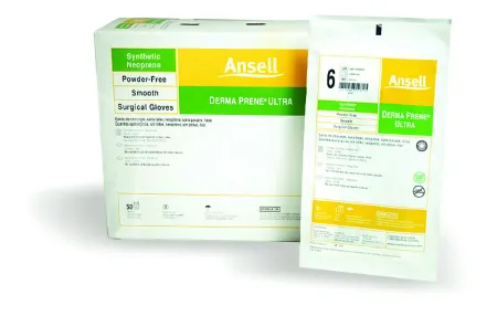 Ansell Healthcare - GAMMEX Non-Latex - 8513 - Ansell GAMMEX Non Latex Surgical Glove GAMMEX Non Latex Size 6.5 Sterile Polyisoprene Standard Cuff Length Micro Textured Green Chemo Tested