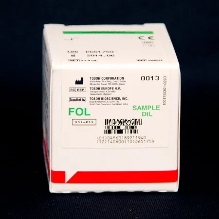 Tosoh Bioscience - 020592 - Reagent Diluent Aia-Pack® Sample Diluent Folate For Tosoh Automated Immunoassay Analyzers 4 X 100 Ml