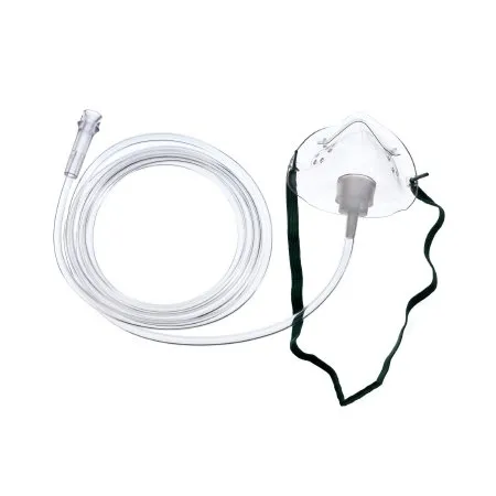 Medline - Hudson RCI - HUD1042 -  Oxygen Mask  Elongated Style Pediatric Adjustable Head Strap / Nose Clip