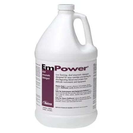 Metrex Research - EmPower - 10-4100 -  Dual Enzymatic Instrument Detergent  Liquid Concentrate 1 gal. Jug Fresh Scent