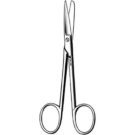 Sklar - 47-1048 - Plastic Surgery Scissors Sklar Wagner 4-1/2 Inch Length Or Grade Stainless Steel Nonsterile Finger Ring Handle Straight Sharp Tip / Blunt Tip