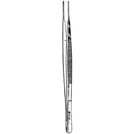 Sklar - 47-1180 - Dressing Forceps Sklar Gerald 7 Inch Length Or Grade Stainless Steel Nonsterile Nonlocking Thumb Handle Straight Serrated Tips