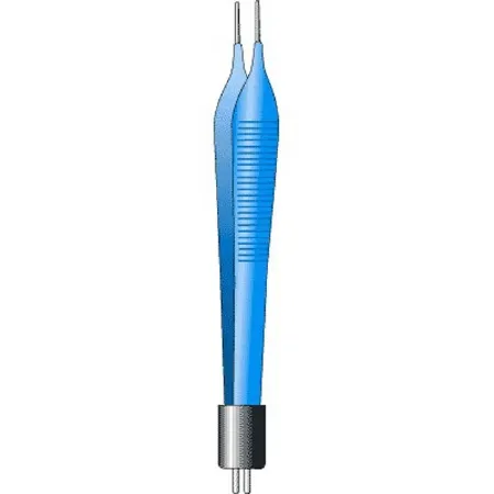 Sklar - 91-6100 - Dressing Forceps Sklar Blue Electrosurgical Adson 4-3/4 Inch Length Surgical Grade Coated Stainless Steel Nonsterile Nonlocking Thumb Handle Straight 1 Mm Tips