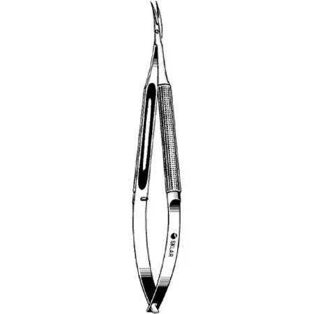 Sklar - 98-7815 - Operating Scissors Sklar 7 Inch Length Or Grade Stainless Steel Thumb Handle With Spring Curved Sharp Tip / Sharp Tip
