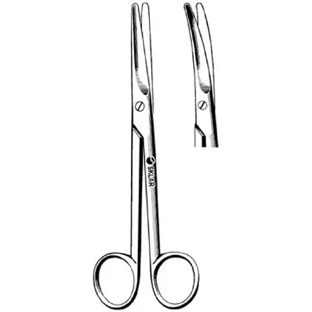 Sklar - 22-2555 - Dissecting Scissors Sklar Mayo 5-1/2 Inch Length Or Grade Stainless Steel Nonsterile Finger Ring Handle Curved Blunt Tip / Blunt Tip