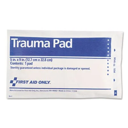 First Aid Only - Fao-Fae5012 - Smartcompliance Trauma Pad, Sterile, 5 X 9