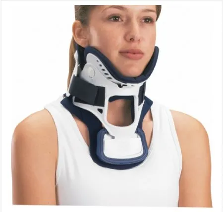 DJO - ProCare XTEND 174 - 79-83238 - Rigid Cervical Collar With Replacement Pads Procare Xtend 174 Preformed Adult Stout Two-piece / Trachea Opening 1-3/4 Inch Height 14 To 24 Inch Neck Circumference